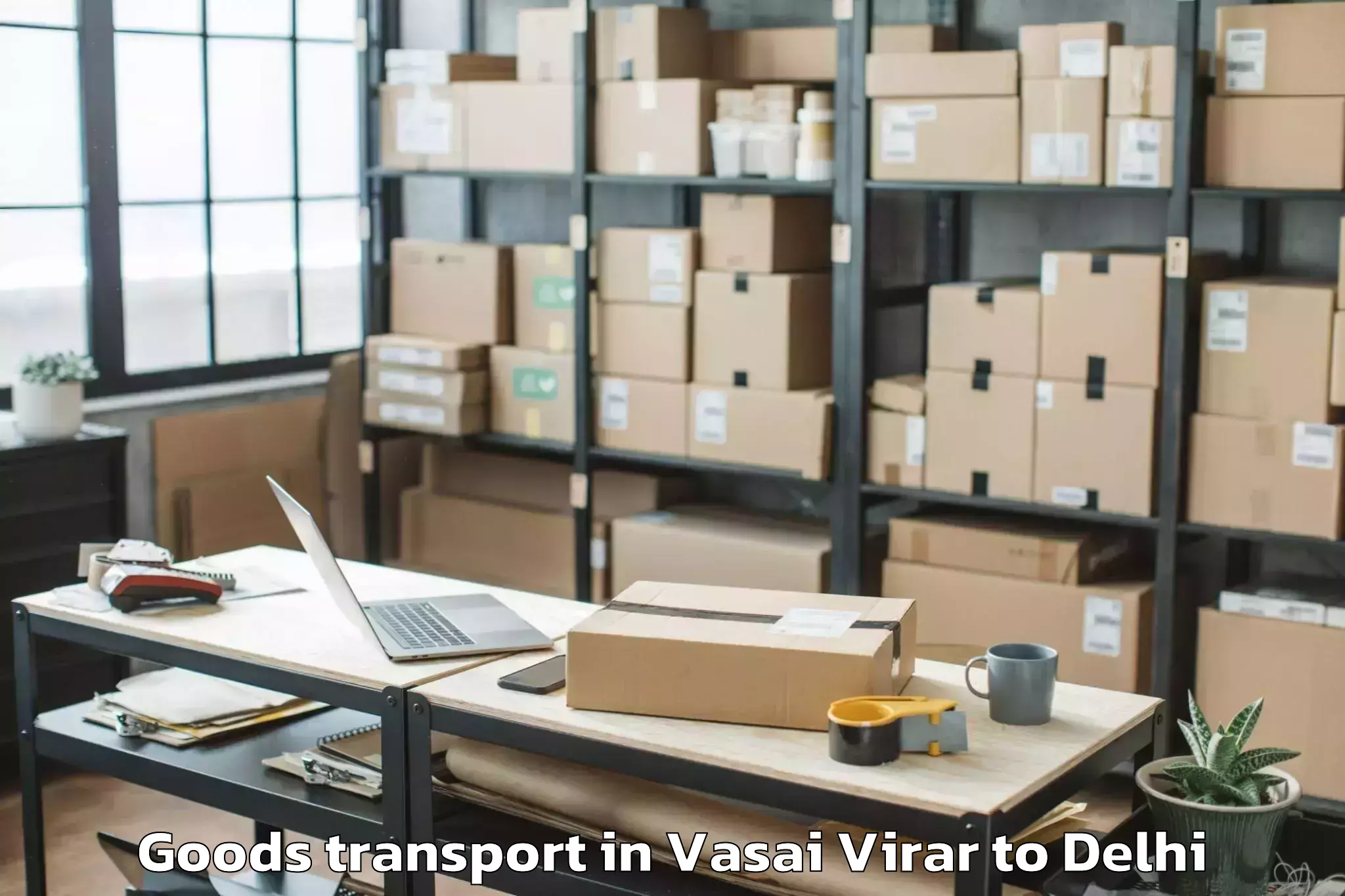 Book Vasai Virar to Aggarwal City Mall Pitampura Goods Transport